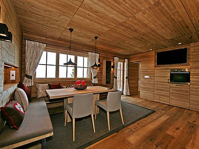 Wohnküche im Appartement ALBL | Villa Alpin